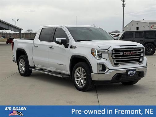 Summit White 2021 GMC Sierra 1500 SLT