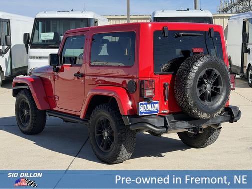 Firecracker Red Clearcoat 2017 Jeep Wrangler Winter 4x4