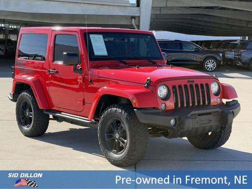 Firecracker Red Clearcoat 2017 Jeep Wrangler Winter 4x4