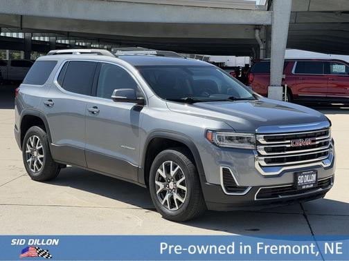 Satin Steel Metallic 2020 GMC Acadia FWD SLE
