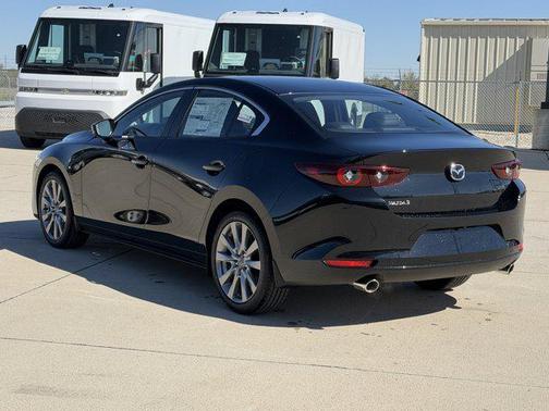 Jet Black Mica 2026 Mazda Mazda3 FWD w/Preferred Package