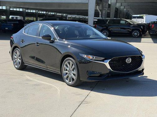 Jet Black Mica 2026 Mazda Mazda3 FWD w/Preferred Package