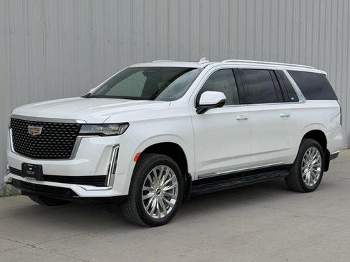 Crystal White Tricoat 2024 Cadillac Escalade ESV Premium Luxury