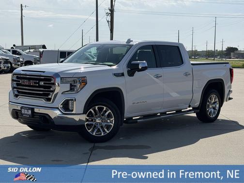 Summit White 2019 GMC Sierra 1500 SLT