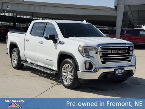 Summit White 2019 GMC Sierra 1500 SLT