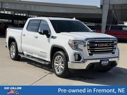 Summit White 2019 GMC Sierra 1500 SLT