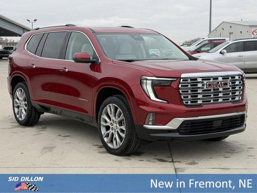 Volcanic Red Tintcoat 2026 GMC Acadia Denali