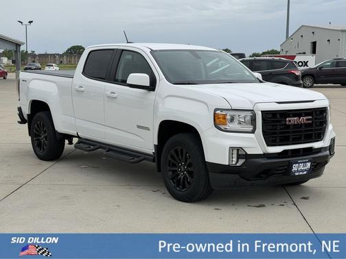 Summit White 2022 GMC Canyon Elevation