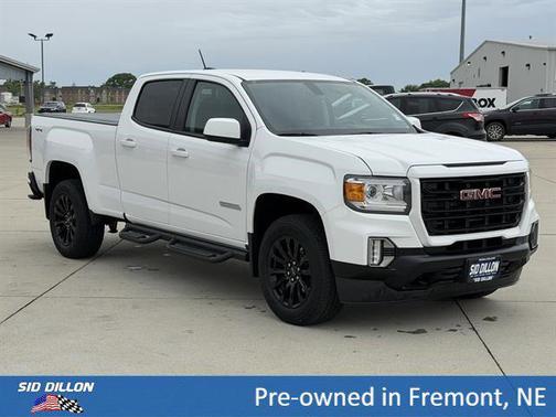 Summit White 2022 GMC Canyon Elevation