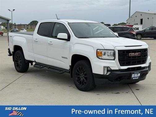 Summit White 2022 GMC Canyon Elevation