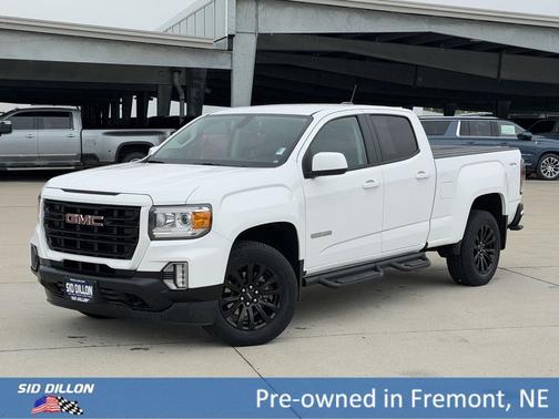 Summit White 2022 GMC Canyon Elevation