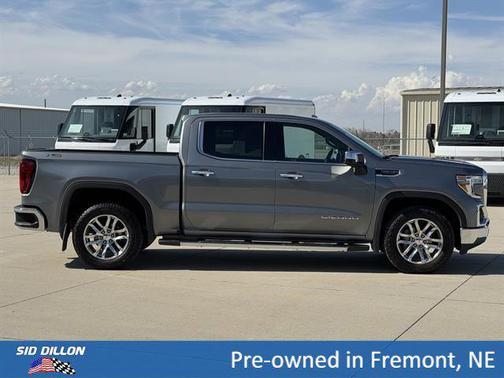 Satin Steel Metallic 2021 GMC Sierra 1500 SLT