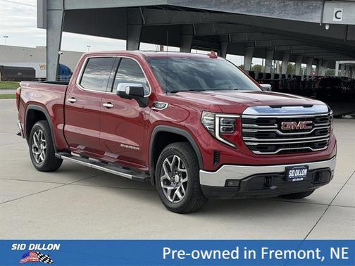 Volcanic Red Tintcoat 2023 GMC Sierra 1500 SLT