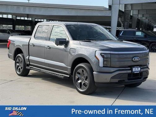 Carbonized Gray Metallic 2023 Ford F-150 Lightning LARIAT