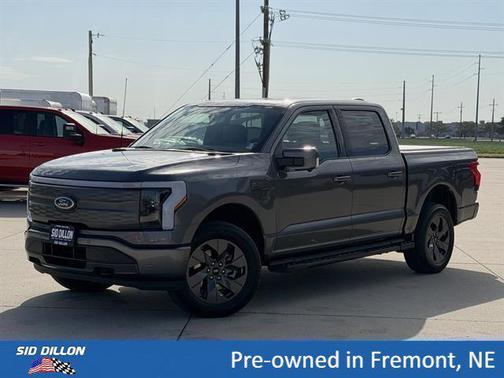 Carbonized Gray Metallic 2023 Ford F-150 Lightning LARIAT