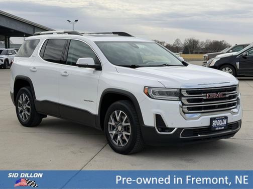 Summit White 2023 GMC Acadia AWD SLT