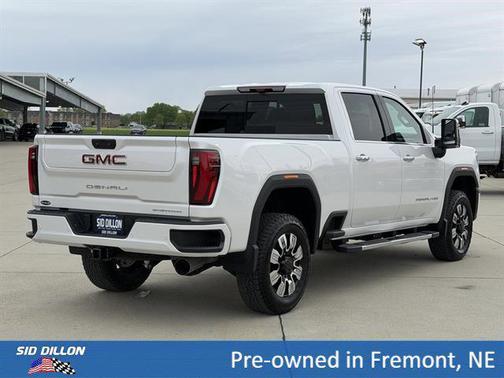 White Frost Tricoat 2024 GMC Sierra 3500 Denali