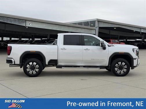 White Frost Tricoat 2024 GMC Sierra 3500 Denali