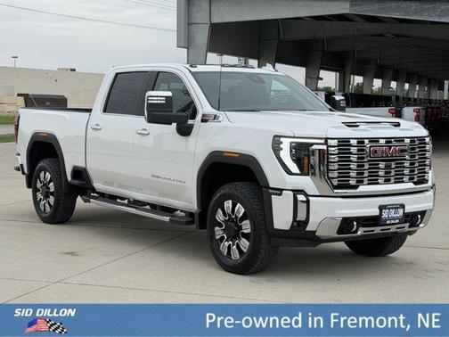 White Frost Tricoat 2024 GMC Sierra 3500 Denali