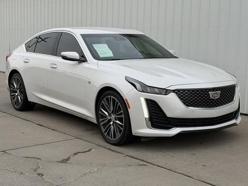 Crystal White Tricoat 2023 Cadillac CT5 Premium Luxury