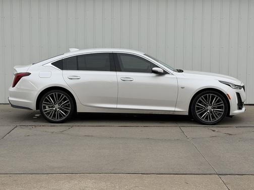 Crystal White Tricoat 2023 Cadillac CT5 Premium Luxury