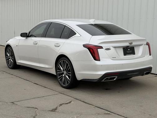 Crystal White Tricoat 2023 Cadillac CT5 Premium Luxury