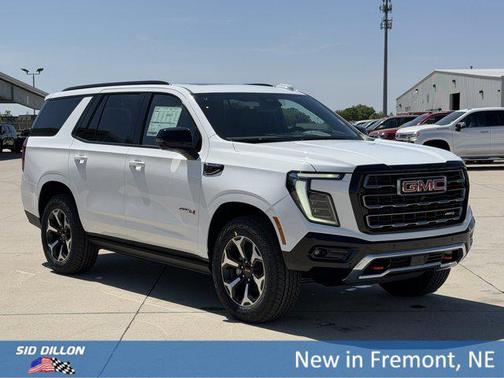 Summit White 2026 GMC Yukon 4WD AT4