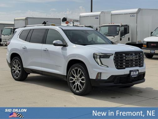 Glacier White Tricoat 2026 GMC Acadia Denali