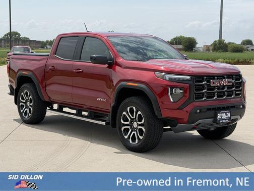 Volcanic Red Tintcoat 2024 GMC Canyon AT4