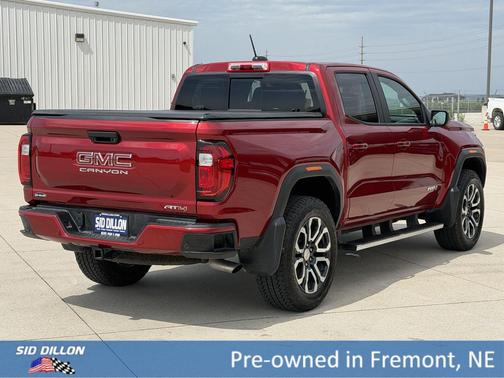 Volcanic Red Tintcoat 2024 GMC Canyon AT4