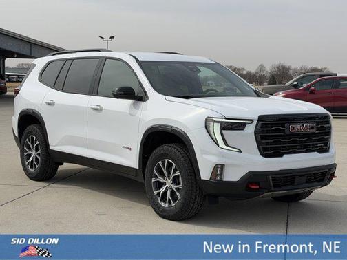 Summit White 2026 GMC Acadia AT4 AWD