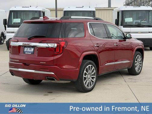 Volcanic Red Tintcoat 2023 GMC Acadia Denali