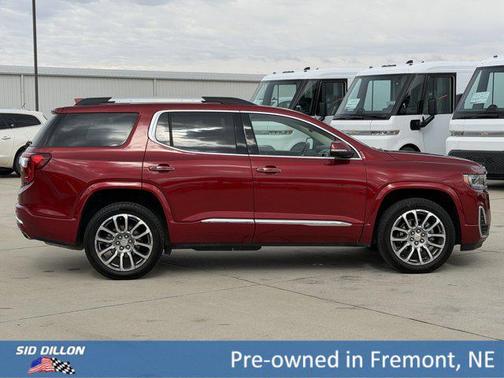 Volcanic Red Tintcoat 2023 GMC Acadia Denali