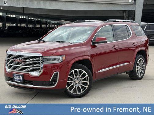 Volcanic Red Tintcoat 2023 GMC Acadia Denali