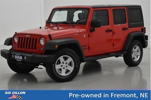 Firecracker Red Clear Coat 2015 Jeep Wrangler Unlimited Sport