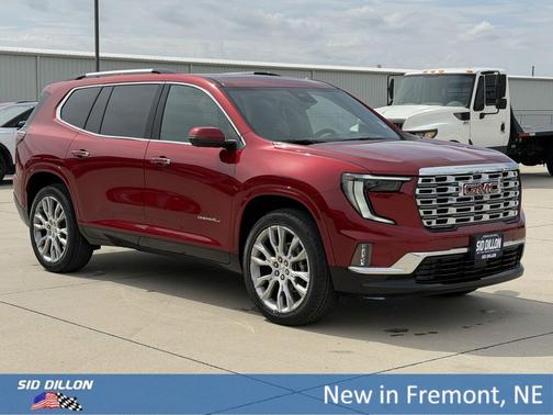 Volcanic Red Tintcoat 2026 GMC Acadia Denali
