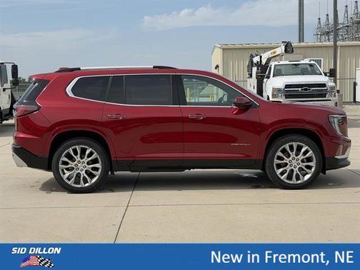 Volcanic Red Tintcoat 2026 GMC Acadia Denali