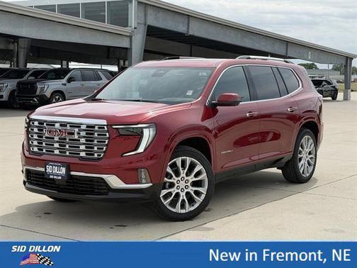 Volcanic Red Tintcoat 2026 GMC Acadia Denali
