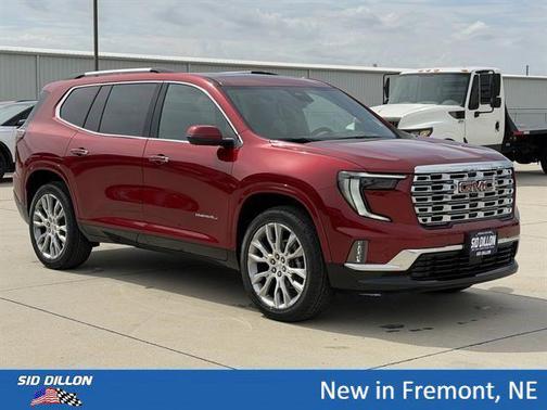 Volcanic Red Tintcoat 2026 GMC Acadia Denali