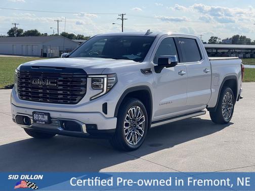 White Frost Tricoat 2023 GMC Sierra 1500 Denali Ultimate