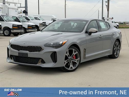 Ceramic Silver 2021 Kia Stinger GT