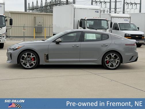 Ceramic Silver 2021 Kia Stinger GT