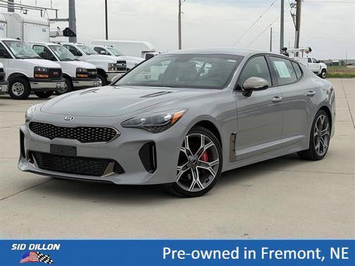 Ceramic Silver 2021 Kia Stinger GT
