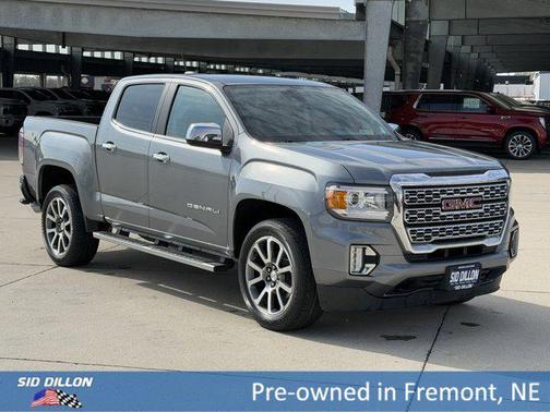 Satin Steel Metallic 2022 GMC Canyon Denali