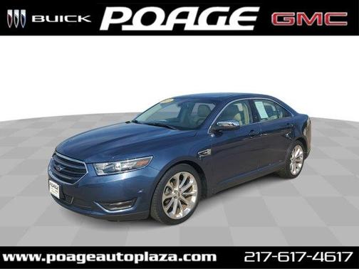 Blue 2018 Ford Taurus Limited