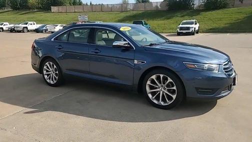 Blue 2018 Ford Taurus Limited