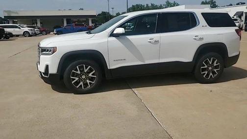 Summit White 2021 GMC Acadia SLE