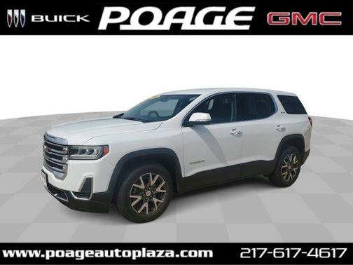 Summit White 2021 GMC Acadia SLE