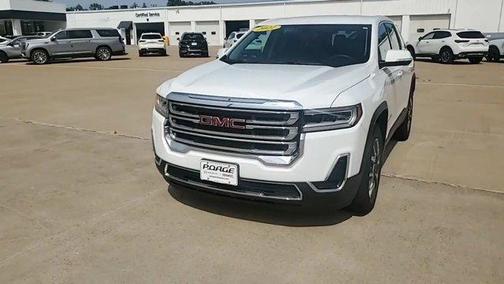 Summit White 2021 GMC Acadia SLE