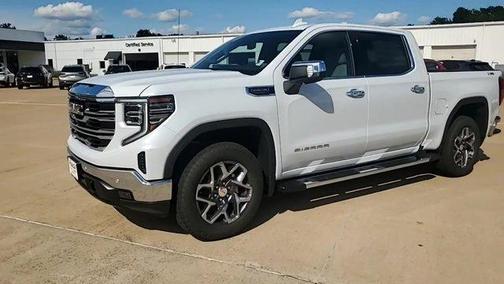 Glacier White 2026 GMC Sierra 1500 SLT